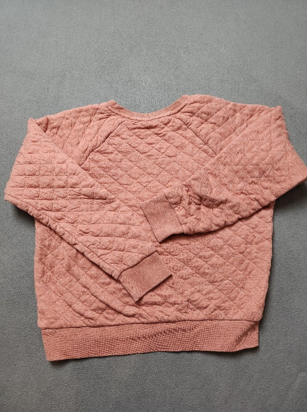 Patagonia Quilted Organic Cotton Sweatshirt Dusty Rose Pink Sz L Worn Wear - Picture 3 of 13